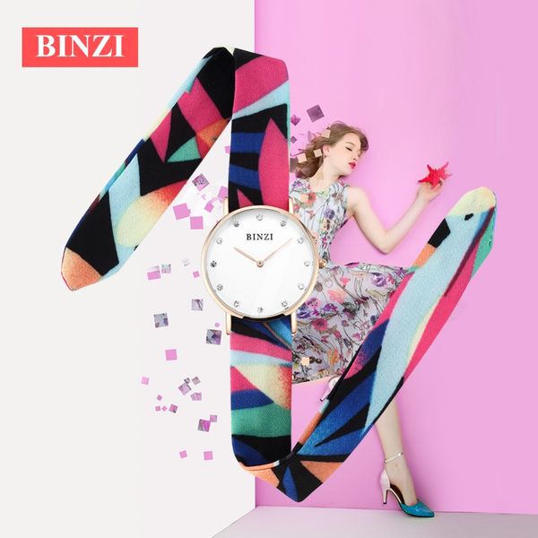 binzi new fashion quartz watches women multicolor nylon cloth band watch casual wristwatch simple ladies clock orologio, Slivery;brown
binzi new fashion quartz watches women multicolor nylon cloth band watch casual wristwatch simple ladies clock orologio, Slivery;brown
