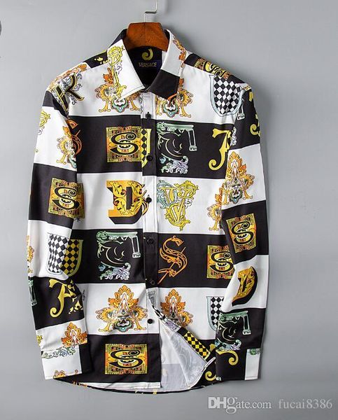 2019 american famous business brand self-cultivation plaid shirt, fashion designer brand long-sleeved cotton casual men shirt vs, White;black
2019 american famous business brand self-cultivation plaid shirt, fashion designer brand long-sleeved cotton casual men shirt vs, White;black