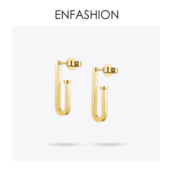 enfashion jewelry geometric small clips earrings gold color stainless steel long drop earrings for women earings eb171029, Golden
enfashion jewelry geometric small clips earrings gold color stainless steel long drop earrings for women earings eb171029, Golden