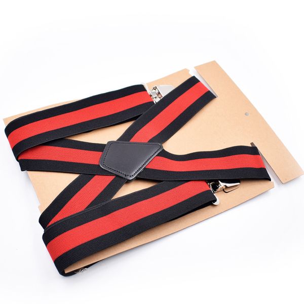 2019 explosion black men's 4 clip strap 5cm widened strap clip 13 color optional hanging men and women fashion, Black;white
2019 explosion black men's 4 clip strap 5cm widened strap clip 13 color optional hanging men and women fashion, Black;white