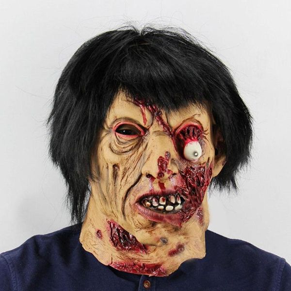 black hair bloody face scary head mask halloween personality pp silica gel wig safe and non-toxic cosplay night performances
black hair bloody face scary head mask halloween personality pp silica gel wig safe and non-toxic cosplay night performances