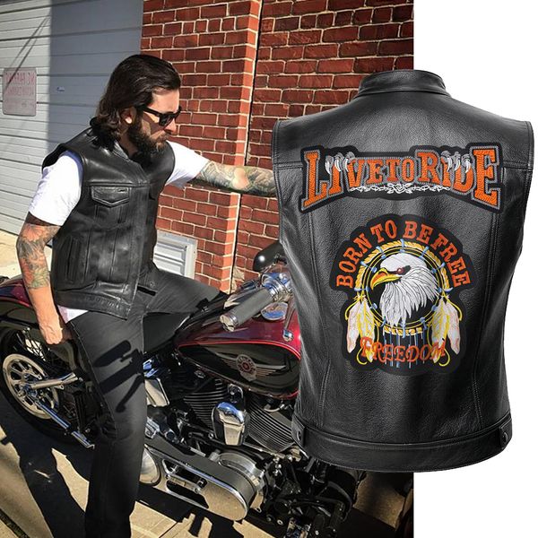 mens leather motorcycle vest live to ride jacket men spring jackets black motorrad gilet
mens leather motorcycle vest live to ride jacket men spring jackets black motorrad gilet