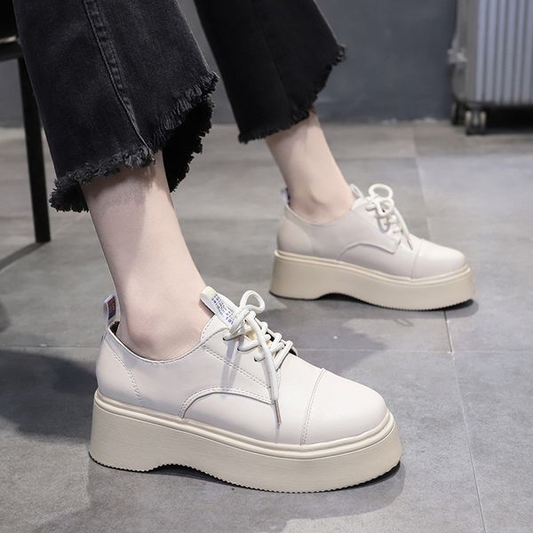 casual woman shoe round toe cross women's shoes clogs platform female footwear increas height all-match modis creepers small, Black
casual woman shoe round toe cross women's shoes clogs platform female footwear increas height all-match modis creepers small, Black