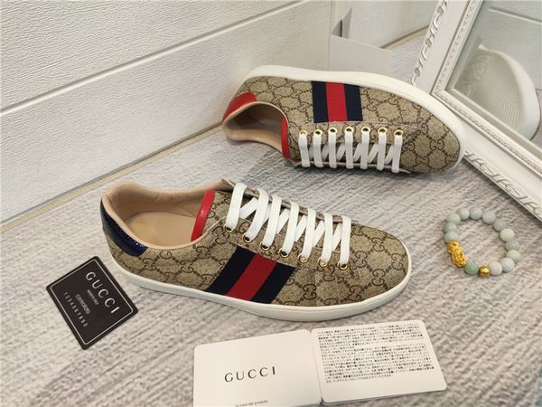 Новый 2019 Мужчины и Женщины Ace кроссовок с пчелами Beige 550051 эбенового холст с коробкой платформы эспадрильи урожай с коробкой Size35-45
Новый 2019 Мужчины и Женщины Ace кроссовок с пчелами Beige 550051 эбенового холст с коробкой платформы эспадрильи урожай с коробкой Size35-45