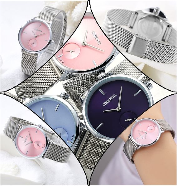 chenxi women watch stainless steel quartz watch lady casual wristwatch bracelet watches women female clock gift bracelet reloje, Slivery;brown
chenxi women watch stainless steel quartz watch lady casual wristwatch bracelet watches women female clock gift bracelet reloje, Slivery;brown