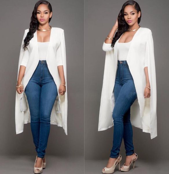 fashion cloak cape blazer women autumn winter coat lapel split long sleeve casual suit jacket outerwear workwear plus size, White;black
fashion cloak cape blazer women autumn winter coat lapel split long sleeve casual suit jacket outerwear workwear plus size, White;black