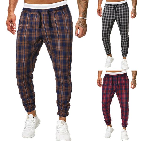 2019 fashion men plaid pencil pants new style male stretch skinny fit casual comfort long pant plus size, Black
2019 fashion men plaid pencil pants new style male stretch skinny fit casual comfort long pant plus size, Black