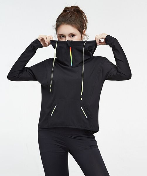 fitness clothes ladies 2019 spring new quick-drying long-sleeved hooded loose casual yoga fitness clothing, White;black
fitness clothes ladies 2019 spring new quick-drying long-sleeved hooded loose casual yoga fitness clothing, White;black