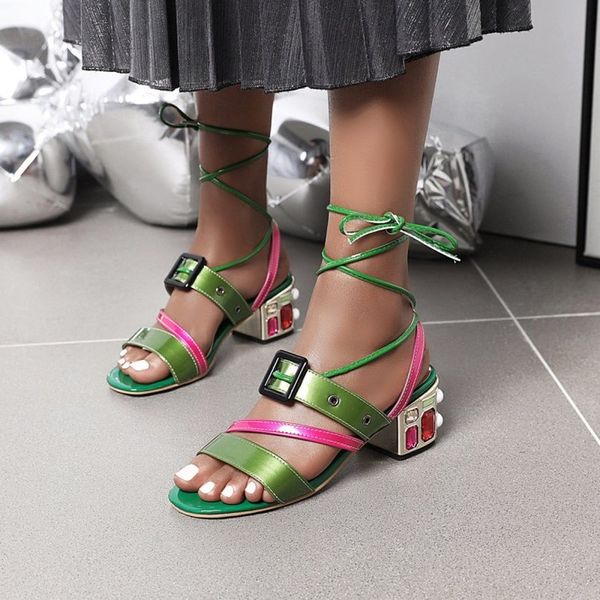 womens open toe ankle straps sandals gladiator block heel rome rhinestones diamond beads match colors summer shoes plus size, Black
womens open toe ankle straps sandals gladiator block heel rome rhinestones diamond beads match colors summer shoes plus size, Black
