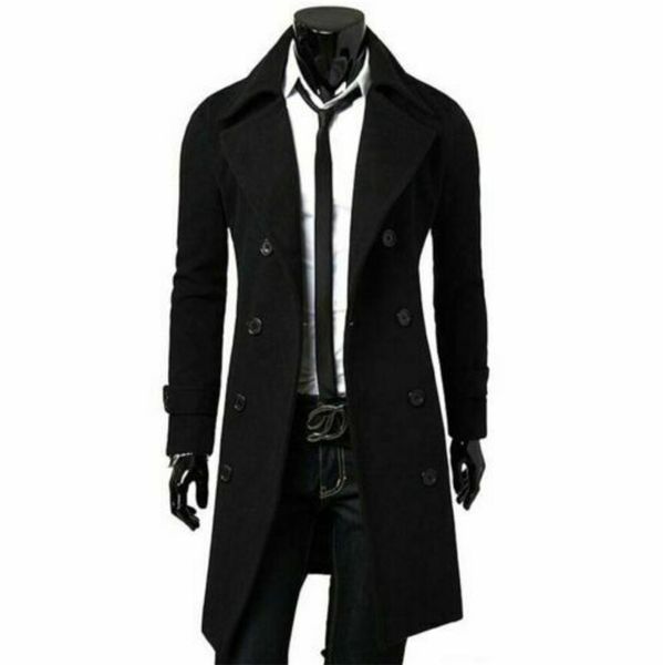 long trench coat for men warm thicken jacket woolen slim long overcoat windbreaker autumn winter plus size l xl 2xl 3xl, Tan;black
long trench coat for men warm thicken jacket woolen slim long overcoat windbreaker autumn winter plus size l xl 2xl 3xl, Tan;black