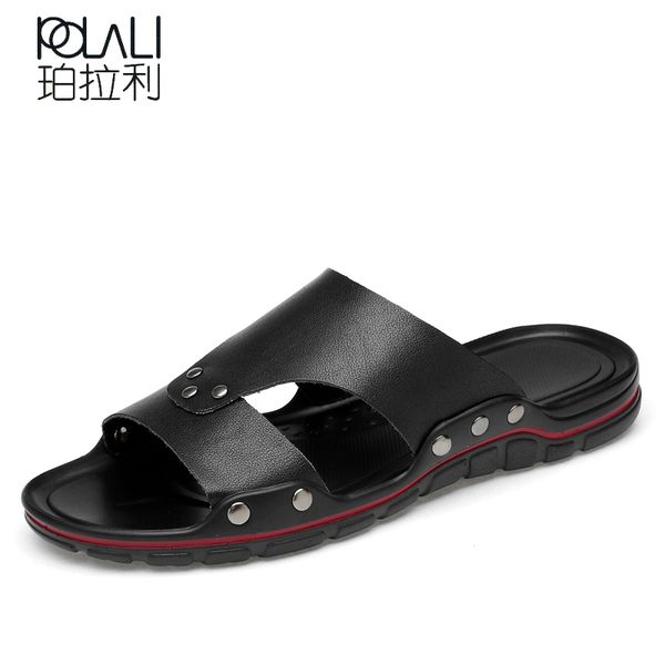 genuine leather vintage slides summer men outdoor slippers large size fashion flip flops soft sole beach sandals 3a, Black
genuine leather vintage slides summer men outdoor slippers large size fashion flip flops soft sole beach sandals 3a, Black