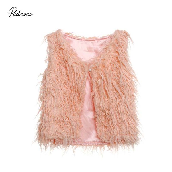 2019 brand toddler kids baby girl faux fur vest winter coat outerwear jacket waistcoat autumn fashion warm clothes, Blue
2019 brand toddler kids baby girl faux fur vest winter coat outerwear jacket waistcoat autumn fashion warm clothes, Blue