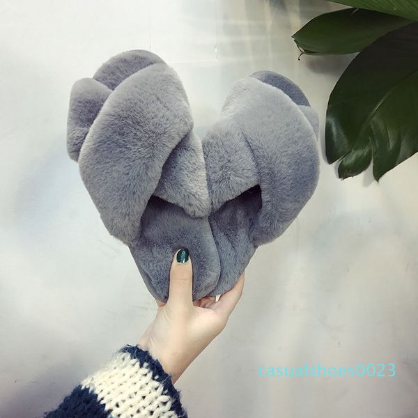 pksaq winter women home slippers with faux fur fashion warm shoes woman slip on flats female slides black pink c23
pksaq winter women home slippers with faux fur fashion warm shoes woman slip on flats female slides black pink c23