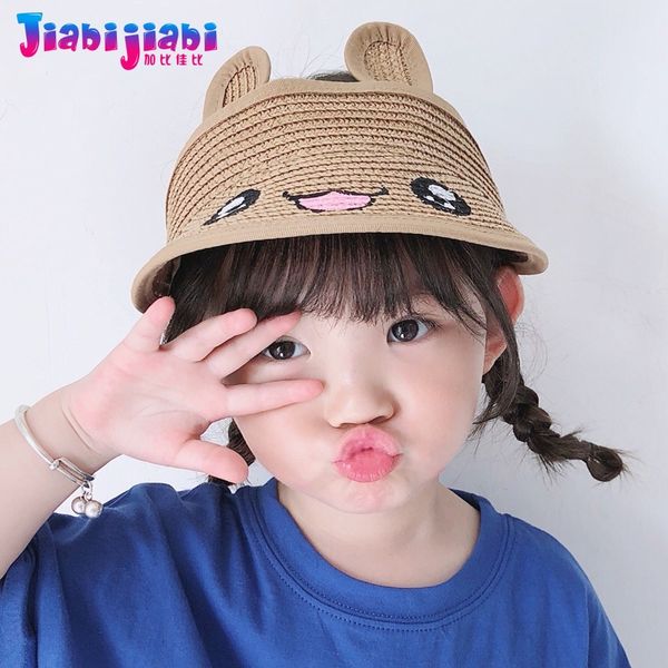 summer children visor straw cap girls baby sunshade cap toddler boys anti-uv cute beach flat sun hat 1-5 old, Blue;gray
summer children visor straw cap girls baby sunshade cap toddler boys anti-uv cute beach flat sun hat 1-5 old, Blue;gray