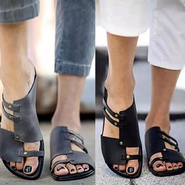 wholesale women designe slippers patchwork pu leather club wear-resisting outdoors holiday beachwear flat shoes open-toed sell 0082, Black
wholesale women designe slippers patchwork pu leather club wear-resisting outdoors holiday beachwear flat shoes open-toed sell 0082, Black