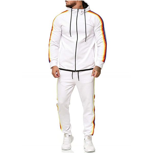 men tracksuit sportsuit hoodies sweatshirts sportswear zipper coatpant men cotton fashion striped hoodies set clothing plus size 5xl, Gray
men tracksuit sportsuit hoodies sweatshirts sportswear zipper coatpant men cotton fashion striped hoodies set clothing plus size 5xl, Gray