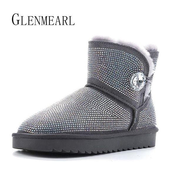 luxury boots woman genuine leather rhinestone snow boots flat wool fur women winter shoes warm platform plus size ankle de, Black
luxury boots woman genuine leather rhinestone snow boots flat wool fur women winter shoes warm platform plus size ankle de, Black