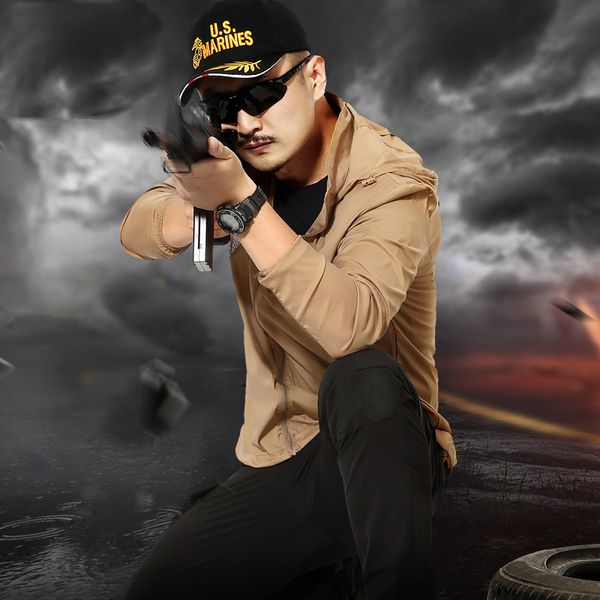2020 tactical summer autumnelastic sunscreen sun-protective jacket men suntan skin jacket lightweight anti-uv thin coat, Blue;black
2020 tactical summer autumnelastic sunscreen sun-protective jacket men suntan skin jacket lightweight anti-uv thin coat, Blue;black