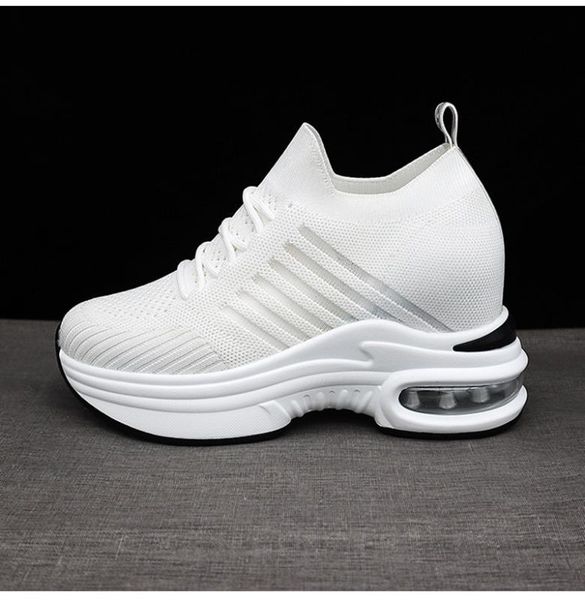 new summer shoes women sneakers white platform shoes mesh breathable casual woman total height increasing 8cm yx2343, Black
new summer shoes women sneakers white platform shoes mesh breathable casual woman total height increasing 8cm yx2343, Black