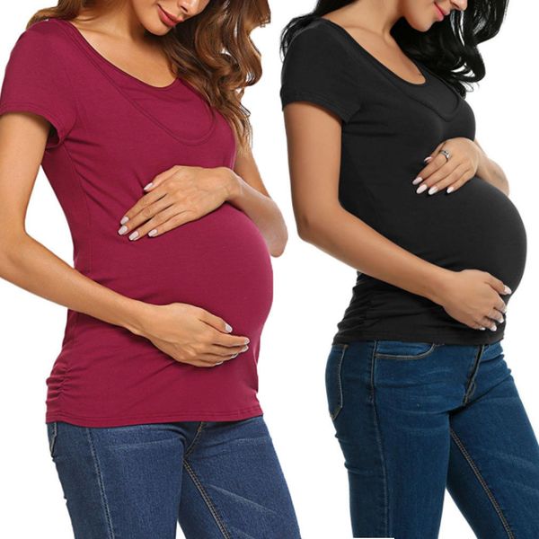 meihuida 2018 new style fashion women pregnant mother clothes nursing breastfeeding loose solid blouse, White
meihuida 2018 new style fashion women pregnant mother clothes nursing breastfeeding loose solid blouse, White