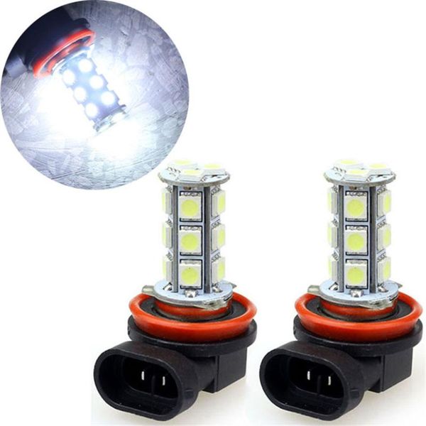 car-styling 2x h11 h8 18 smd car fog head light lamp bulb white td04 dropship
car-styling 2x h11 h8 18 smd car fog head light lamp bulb white td04 dropship