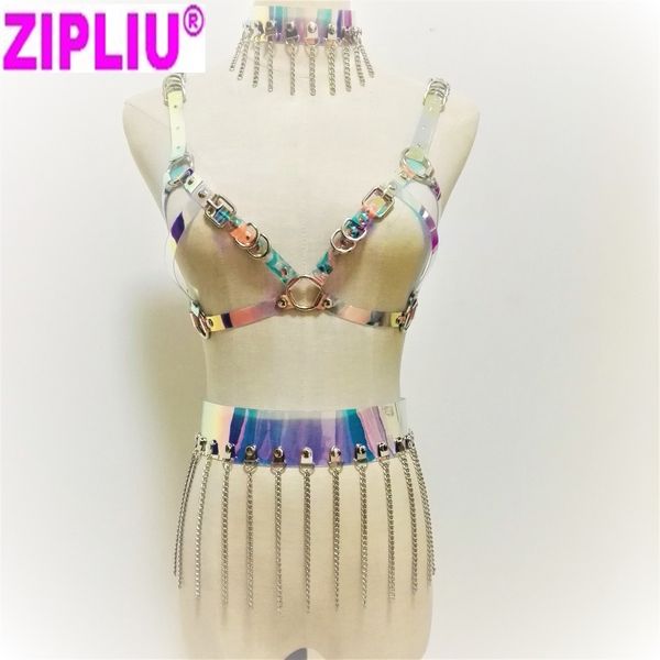 fashion harajuku handmade laser holographic choker harness punk collar belt necklace bra spikes chain torques club party, Golden;silver
fashion harajuku handmade laser holographic choker harness punk collar belt necklace bra spikes chain torques club party, Golden;silver