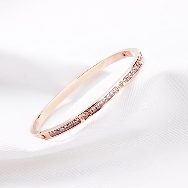 single row diamond zircon bracelet female rose gold personalized open bracelet thin bracelet, Golden;silver
single row diamond zircon bracelet female rose gold personalized open bracelet thin bracelet, Golden;silver