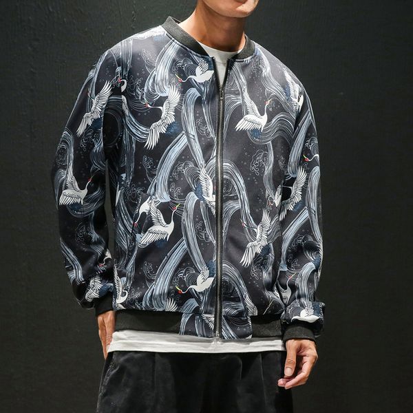 zogaa 2019 autumn new chinese style printing large size m- 5xl jacket youth men's baseball collar long-sleeved male jacket, Black;brown
zogaa 2019 autumn new chinese style printing large size m- 5xl jacket youth men's baseball collar long-sleeved male jacket, Black;brown