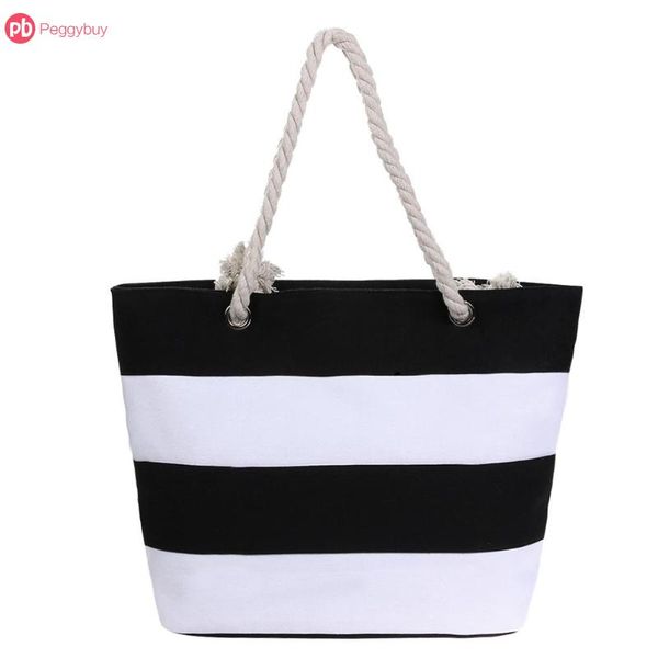 women canvas wide stripes shopping beach totes big capacity zipper summer travel shoulder handbags 2018 new arrive
women canvas wide stripes shopping beach totes big capacity zipper summer travel shoulder handbags 2018 new arrive