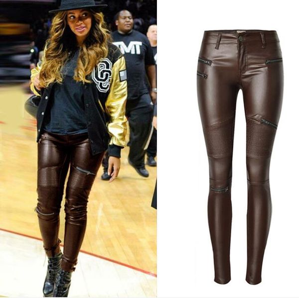 urumbassa women's moto&biker leather pants 2018 spring coffee pu leather pencil pants s-2xl plus size, Black;white
urumbassa women's moto&biker leather pants 2018 spring coffee pu leather pencil pants s-2xl plus size, Black;white