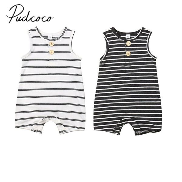 2019 baby summer clothing 0-24 newborn infant baby boy girl striped romper clothes sleeveless striped summer outfit jumpsuit, Blue
2019 baby summer clothing 0-24 newborn infant baby boy girl striped romper clothes sleeveless striped summer outfit jumpsuit, Blue