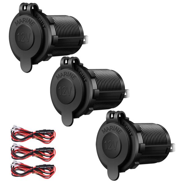 cigarette lighter socket usb charger socket adapter car power outlet receptacle 12v waterproof plug 3 pack
cigarette lighter socket usb charger socket adapter car power outlet receptacle 12v waterproof plug 3 pack