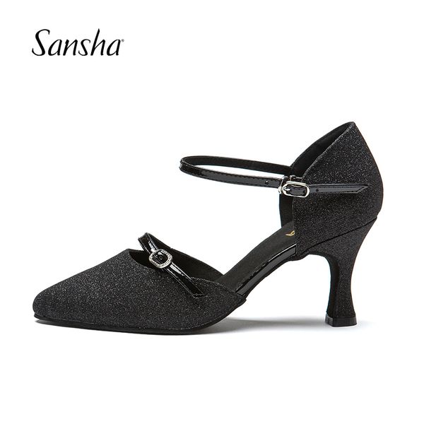sansha salsa latin dance shoes for women girls tango ballroom dancing shoes medium heel height 7cm br308226s 
sansha salsa latin dance shoes for women girls tango ballroom dancing shoes medium heel height 7cm br308226s