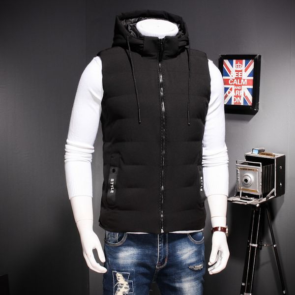 plus size 8xl winter hoodies vest men casual loose fit warm sleeveless male coats jackets harajuku zip outwear black dark blue, Black;white
plus size 8xl winter hoodies vest men casual loose fit warm sleeveless male coats jackets harajuku zip outwear black dark blue, Black;white