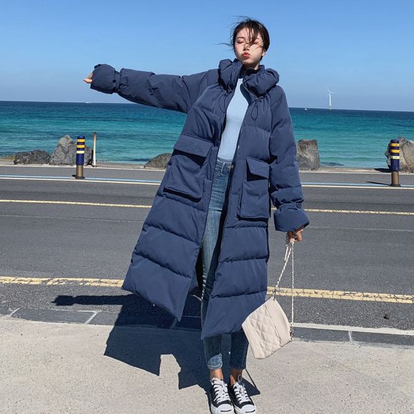 p shoot ins non-mainstream design bud stand collar drawstring bell sleeve loose straight down coat cotton-padded clothes lon, Blue;black
p shoot ins non-mainstream design bud stand collar drawstring bell sleeve loose straight down coat cotton-padded clothes lon, Blue;black