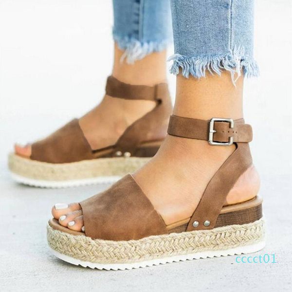 casual women's rubber sole studded wedge buckle ankle strap open toe sandals ct01, Black
casual women's rubber sole studded wedge buckle ankle strap open toe sandals ct01, Black