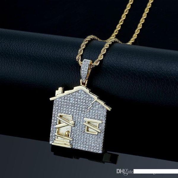 selling lovely house style pendant zircon-inlaid hip-hop necklace jewelry europe and america, Silver
selling lovely house style pendant zircon-inlaid hip-hop necklace jewelry europe and america, Silver