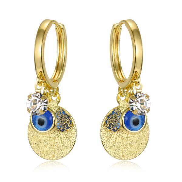 1pair vintage creative evil eye round hoop earrings for women punk glitter zircon multilayer pendant earrings turkish jewelry, Golden;silver
1pair vintage creative evil eye round hoop earrings for women punk glitter zircon multilayer pendant earrings turkish jewelry, Golden;silver
