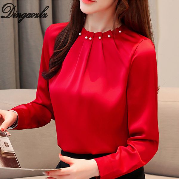 dingaozlz 2019 новая мода женщины топы с длинным рукавом шелковый атлас шифон блузка элегантная белая рубашка professional blusa feminina, White
dingaozlz 2019 новая мода женщины топы с длинным рукавом шелковый атлас шифон блузка элегантная белая рубашка professional blusa feminina, White