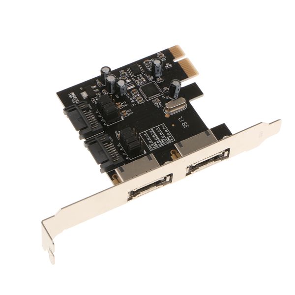2 port pci express pcie pci express card sata esata super speed up to 6gbps
2 port pci express pcie pci express card sata esata super speed up to 6gbps