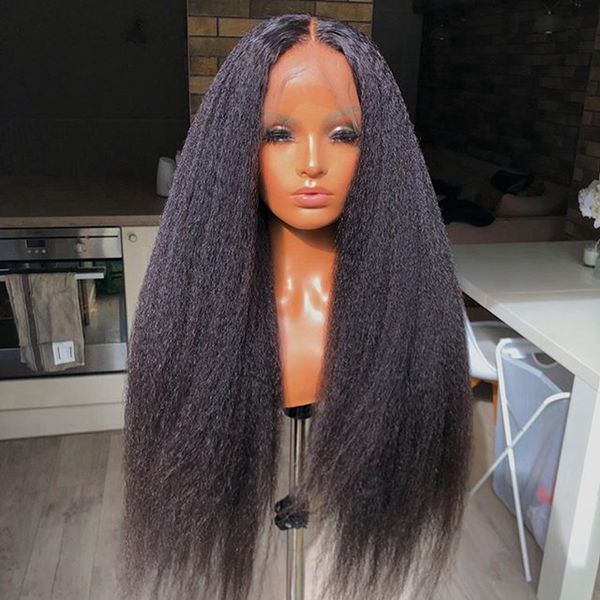 mongolian kinky straight pre plucked hairline human hair 13x6 lace front wigs virgin hair glueless full lace kinky straight wigs, Black;brown
mongolian kinky straight pre plucked hairline human hair 13x6 lace front wigs virgin hair glueless full lace kinky straight wigs, Black;brown