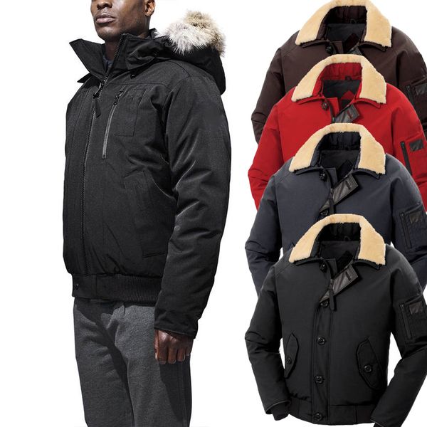 luxury canada winter jacket fourrure down parka borden foxe bomber homme thick outerwear big wolf real fur hooded manteau down jacket coat, Black
luxury canada winter jacket fourrure down parka borden foxe bomber homme thick outerwear big wolf real fur hooded manteau down jacket coat, Black