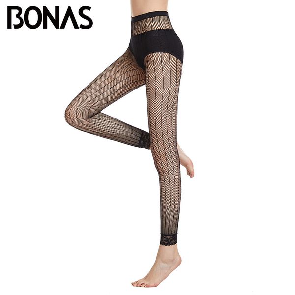 bonas fashion tights women footless tights black high elasticity lady nylon stripe lace womens fishnet footless, Black;white
bonas fashion tights women footless tights black high elasticity lady nylon stripe lace womens fishnet footless, Black;white