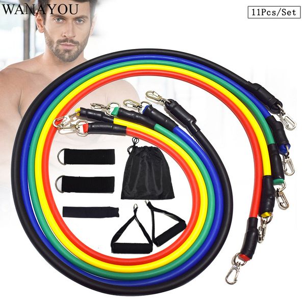 wanayou men 11 pcs/set latex resistance bands training exercise yoga tubes resistance bands set fitness home workout pull rope 
wanayou men 11 pcs/set latex resistance bands training exercise yoga tubes resistance bands set fitness home workout pull rope