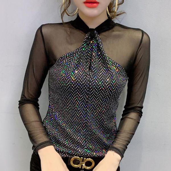 t-shirt female 2020 spring sequin slim long sleeve shirt women mesh shirt womens t tshirt women, White
t-shirt female 2020 spring sequin slim long sleeve shirt women mesh shirt womens t tshirt women, White