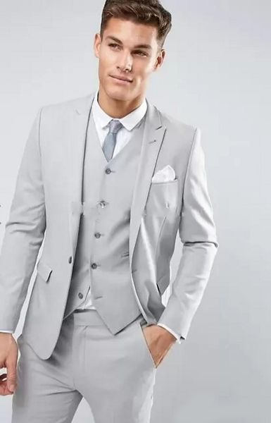 classic designe light grey groom tuxedos men wedding tuxedos excellent men business dinner prom blazer 3 piece suit(jacket+pants+tie+vest, Black;gray
classic designe light grey groom tuxedos men wedding tuxedos excellent men business dinner prom blazer 3 piece suit(jacket+pants+tie+vest, Black;gray