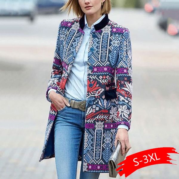 coat female 2019 autumn women casual plus size 3xl coat ladies work office elegant vintage printed plaid long wool blends coats, Black
coat female 2019 autumn women casual plus size 3xl coat ladies work office elegant vintage printed plaid long wool blends coats, Black