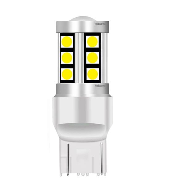 

1pcs 2019 new t20 7443 w21/5w 3030 led car tail brake bulbs turn signal lamps auto daytime running lights red white amber yellow