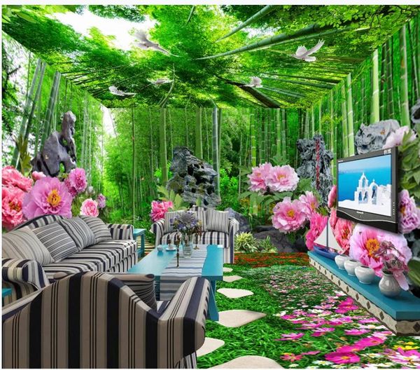 3d stereoscopic wallpaper fresh bamboo peony three-dimensional whole house theme space background wall
3d stereoscopic wallpaper fresh bamboo peony three-dimensional whole house theme space background wall