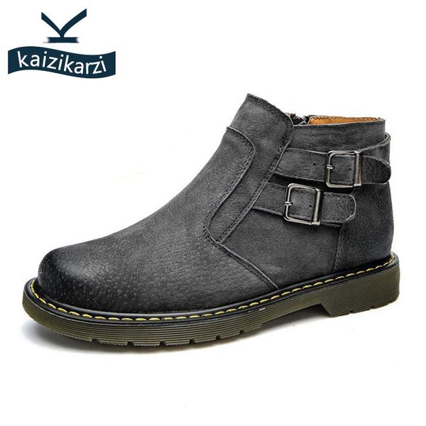 kaizikarzi мужчины real натуральная кожа ботильоны пряжка flats oxfords короткие сапоги зимние warm рабочая обувь мужчины обувь размер 39-44, Black
kaizikarzi мужчины real натуральная кожа ботильоны пряжка flats oxfords короткие сапоги зимние warm рабочая обувь мужчины обувь размер 39-44, Black